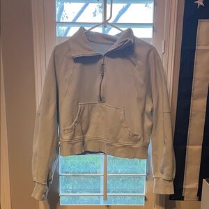 Light Blue Quarter-Zip Lululemon Sweatshirt